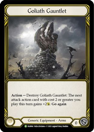 Goliath Gauntlet (Golden) (FAB064) - Flesh and Blood: Promo Cards Cold Foil