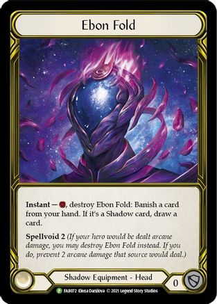 Ebon Fold (Golden) (FAB072) - Flesh and Blood: Promo Cards Cold Foil