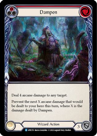 Dampen (Red) (UPR170) - Uprising Rainbow Foil