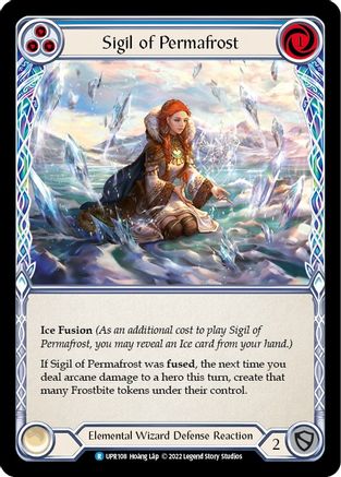Sigil of Permafrost (Blue) (UPR108) - Uprising Rainbow Foil