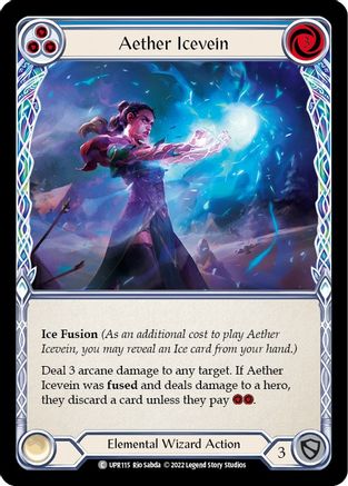 Aether Icevein (Blue) (UPR115) - Uprising Rainbow Foil