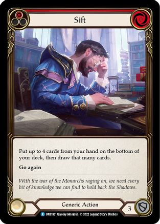 Sift (Red) (UPR197) - Uprising Rainbow Foil