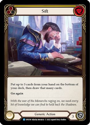 Sift (Yellow) (UPR198) - Uprising Rainbow Foil