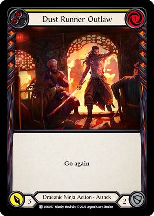 Dust Runner Outlaw (Yellow) (UPR067) - Uprising Rainbow Foil