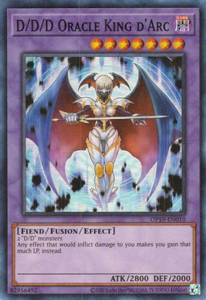 D/D/D Oracle King d'Arc (OP19-EN010) - OTS Tournament Pack 19 Unlimited - Premium Yugioh Single from Konami - Just $0.25! Shop now at Game Crave Tournament Store