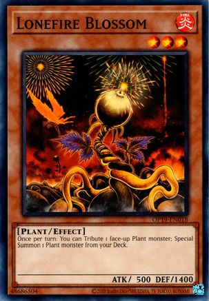 Lonefire Blossom (OP19-EN018) - OTS Tournament Pack 19 Unlimited - Premium Yugioh Single from Konami - Just $0.25! Shop now at Game Crave Tournament Store