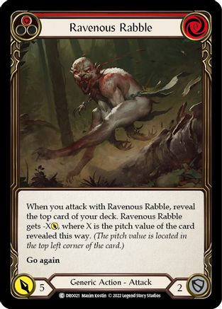 Ravenous Rabble (DRO021) - Blitz Deck: Uprising - Dromai