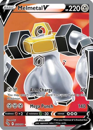 Melmetal V 75/78 - Pokmon GO Holofoil