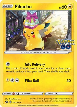 Pikachu SWSH234/307 - SWSH Black Star Promos Holofoil