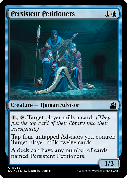 Persistent Petitioners (RVR-053) - Ravnica Remastered - Premium MTG Single from Wizards of the Coast - Just $0.61! Shop now at Game Crave Tournament Store