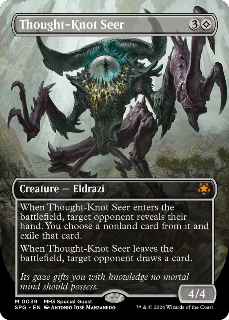 Thought-Knot Seer (SPG-039) - Special Guests (Borderless) Foil - Premium MTG Single from Wizards of the Coast - Just $5.30! Shop now at Game Crave Tournament Store