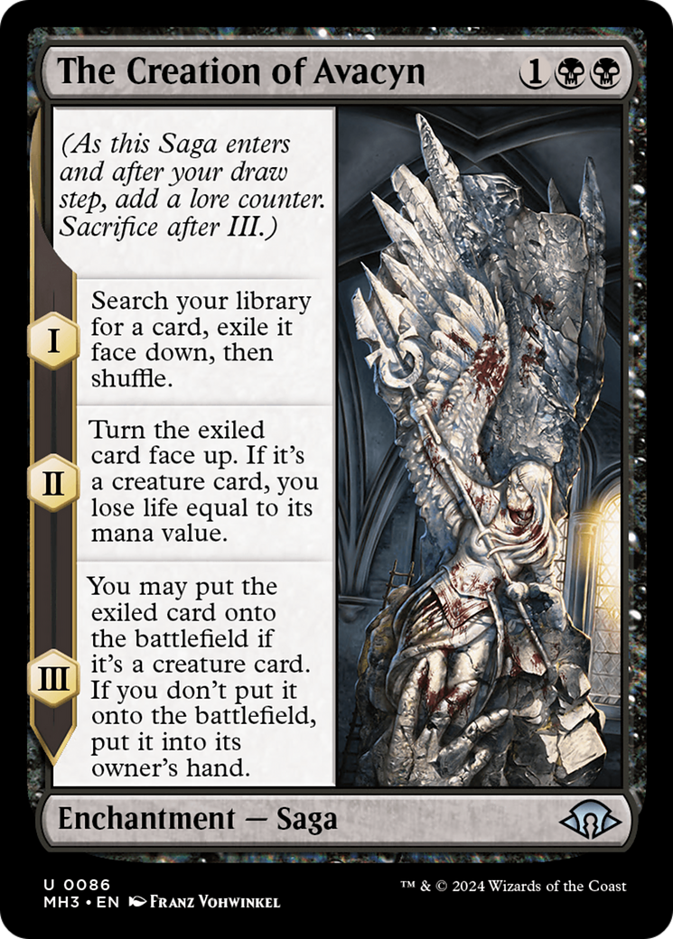 The Creation of Avacyn (MH3-086) - Modern Horizons 3 Foil - Premium MTG Single from Wizards of the Coast - Just $0.25! Shop now at Game Crave Tournament Store