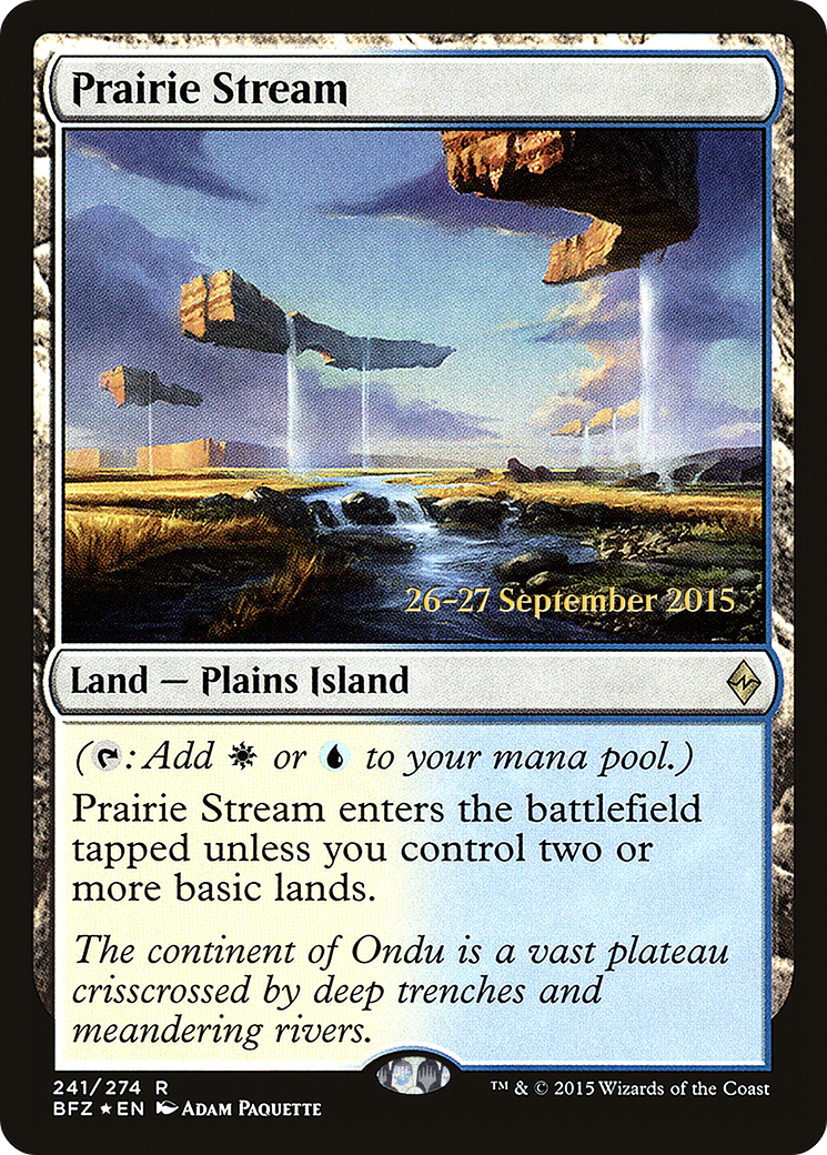 Prairie Stream (PBFZ-241S) - Battle for Zendikar Promos Foil