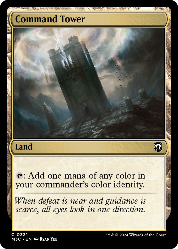 Command Tower (M3C-331) - Modern Horizons 3 Commander - Premium MTG Single from Wizards of the Coast - Just $0.25! Shop now at Game Crave Tournament Store