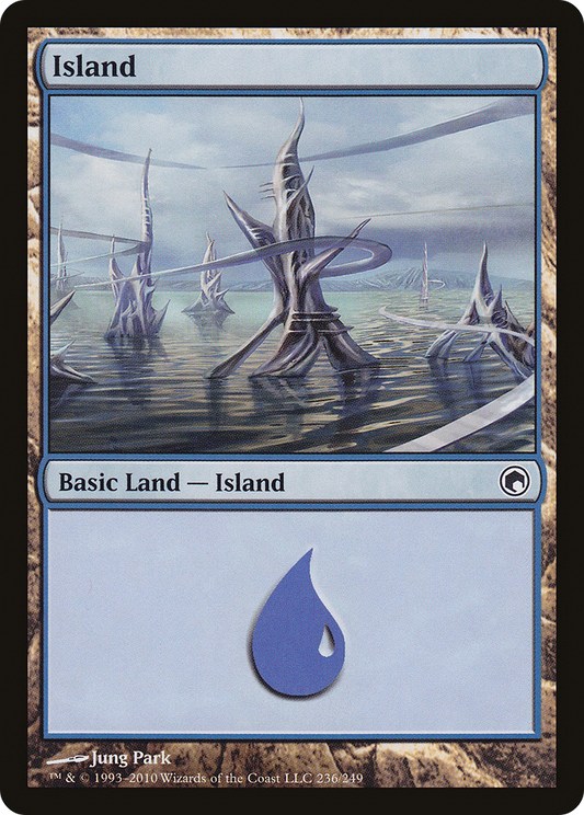 Island (SOM-236) - Scars of Mirrodin Foil