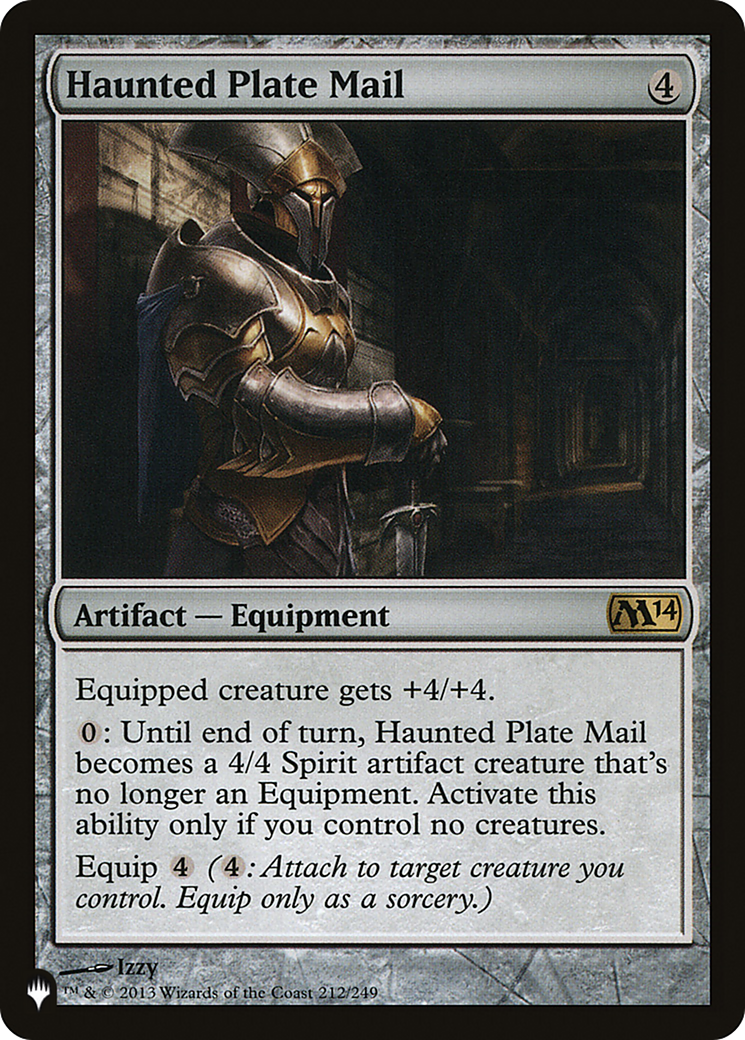 Haunted Plate Mail (PLIST-497) - The List