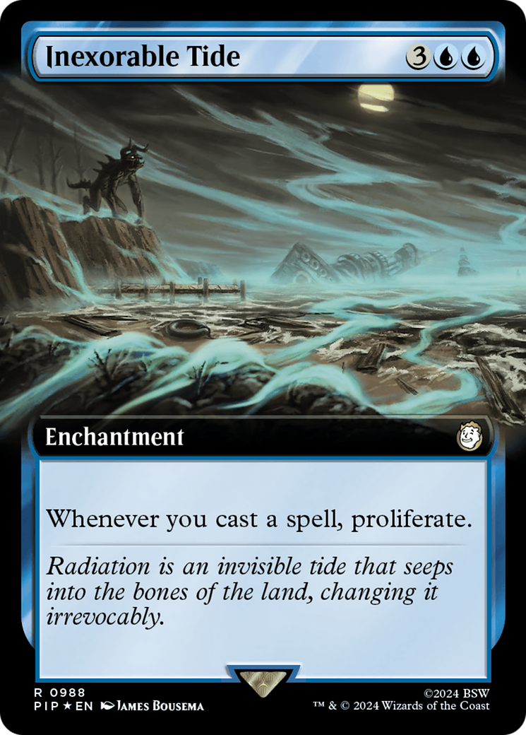 Inexorable Tide (PIP-988) - Fallout: (Extended Art) - Premium MTG Single from Wizards of the Coast - Just $5.46! Shop now at Game Crave Tournament Store