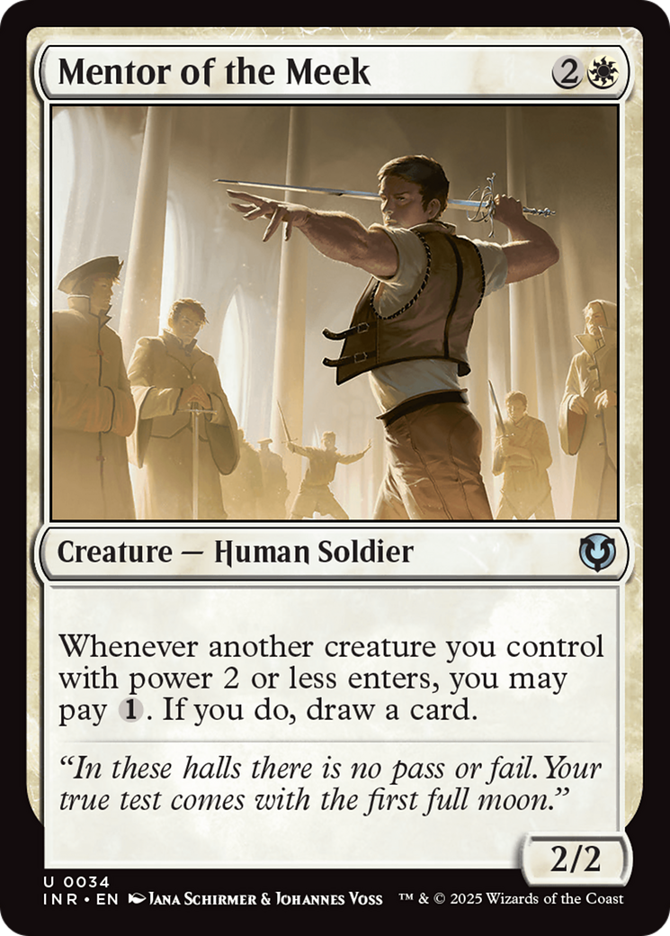 Mentor of the Meek (-034) - Innistrad Remastered Foil - Premium MTG Single from Wizards of the Coast - Just $0.26! Shop now at Game Crave Tournament Store
