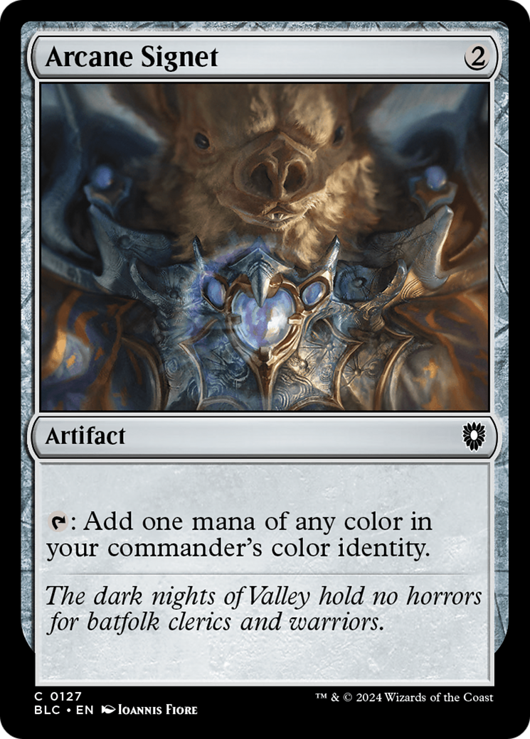 Arcane Signet (BLC-127) - Bloomburrow Commander - Premium MTG Single from Wizards of the Coast - Just $0.31! Shop now at Game Crave Tournament Store