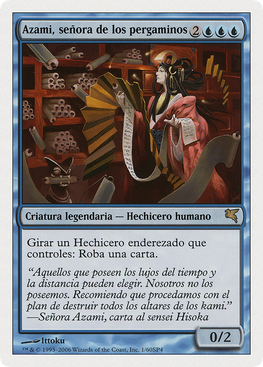 Azami, Lady of Scrolls (PSAL-0H1) - Salvat 2005