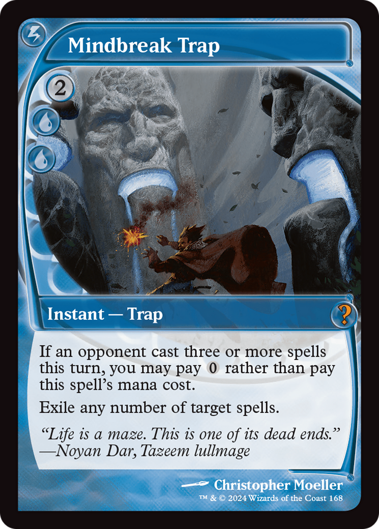 Mindbreak Trap (MB2-168) - Mystery Booster 2 Foil - Premium MTG Single from Wizards of the Coast - Just $139.56! Shop now at Game Crave Tournament Store