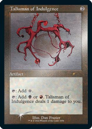 Talisman of Indulgence (Retro Frame) (Foil Etched) (SLD-1054) - Secret Lair Drop Series Foil - Premium MTG Single from Wizards of the Coast - Just $7.66! Shop now at Game Crave Tournament Store