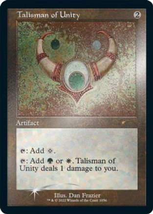 Talisman of Unity (Retro Frame) (Foil Etched) (SLD-1056) - Secret Lair Drop Series Foil - Premium MTG Single from Wizards of the Coast - Just $1.60! Shop now at Game Crave Tournament Store