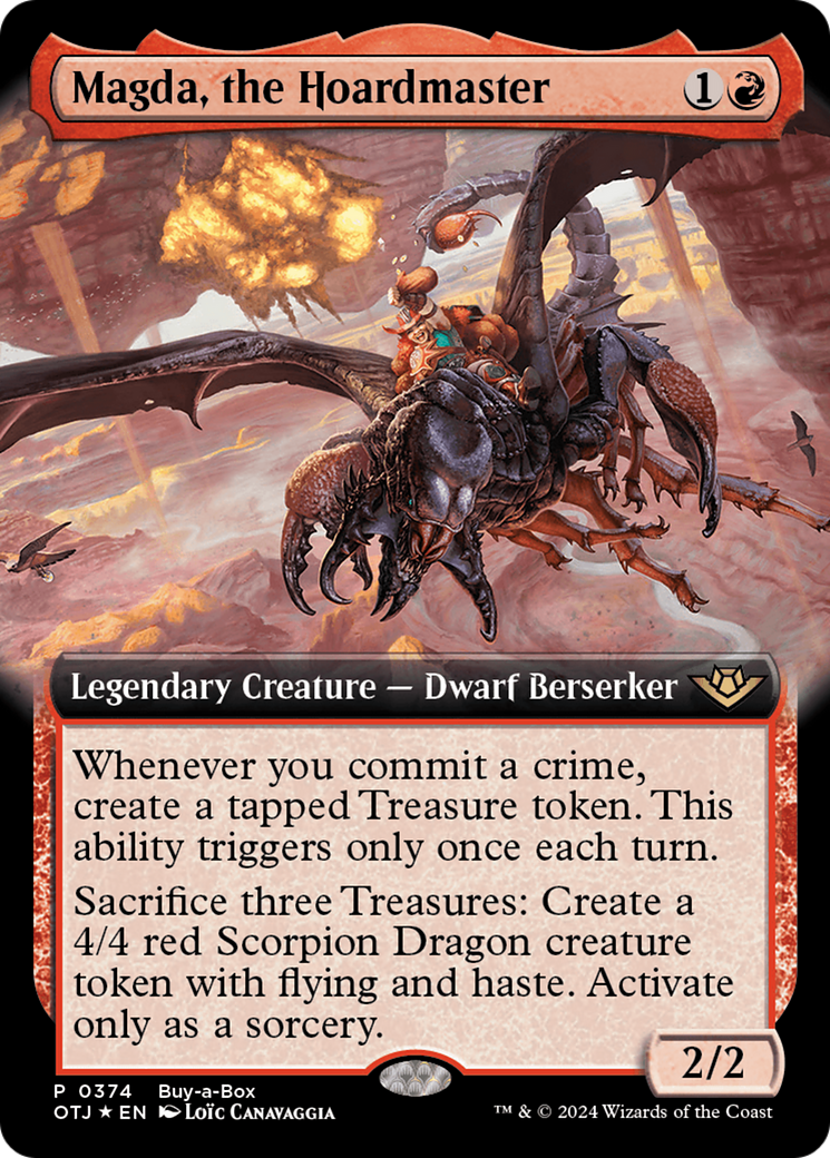 Magda, the Hoardmaster (OTJ-374) - Outlaws of Thunder Junction Foil - Premium MTG Single from Wizards of the Coast - Just $0.26! Shop now at Game Crave Tournament Store