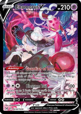 Enamorus V TG18/30 - Lost Origin Trainer Gallery Holofoil