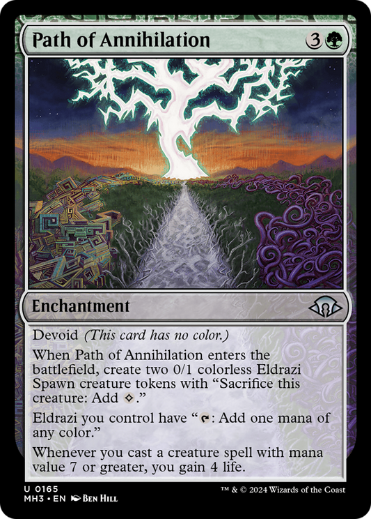 Path of Annihilation (MH3-165) - Modern Horizons 3 - Premium MTG Single from Wizards of the Coast - Just $0.25! Shop now at Game Crave Tournament Store