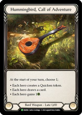 Hummingbird, Call of Adventure (FAB094) - Flesh and Blood: Promo Cards Cold Foil