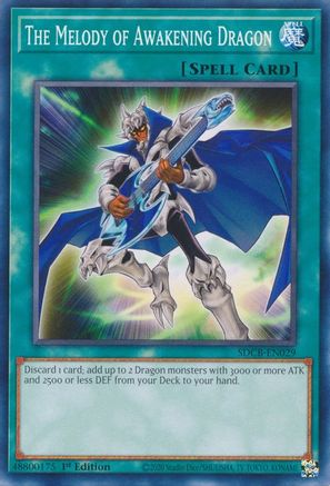 The Melody of Awakening Dragon (SDCB-EN029) - Structure Deck: Legend of the Crystal Beasts 1st Edition - Premium Yugioh Single from Konami - Just $0.25! Shop now at Game Crave Tournament Store