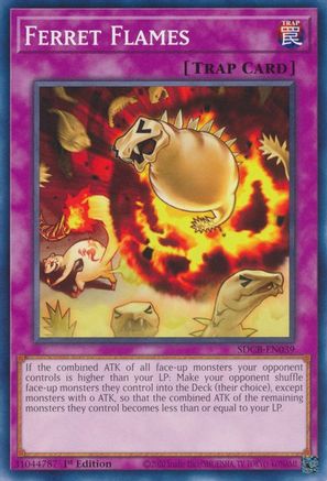 Ferret Flames (SDCB-EN039) - Structure Deck: Legend of the Crystal Beasts 1st Edition - Premium Yugioh Single from Konami - Just $0.25! Shop now at Game Crave Tournament Store