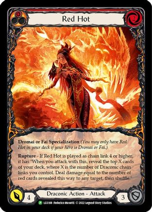 Red Hot (LGS108) - Flesh and Blood: Promo Cards Rainbow Foil