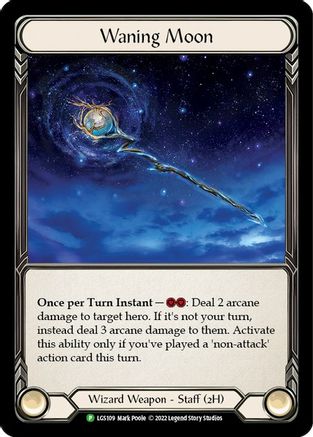 Waning Moon (LGS109) - Flesh and Blood: Promo Cards Cold Foil