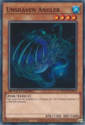 Unshaven Angler (SGX2-END13) - Speed Duel GX: Midterm Paradox 1st Edition - Premium Yugioh Single from Konami - Just $0.25! Shop now at Game Crave Tournament Store