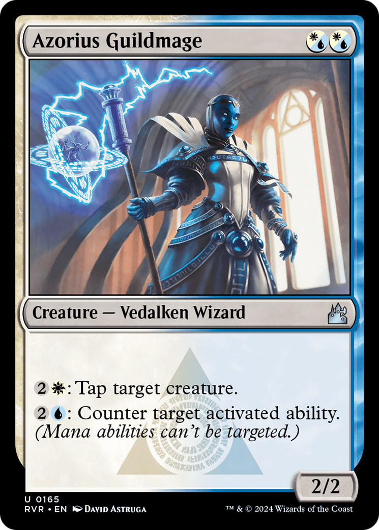 Azorius Guildmage (RVR-165) - Ravnica Remastered Foil - Premium MTG Single from Wizards of the Coast - Just $0.25! Shop now at Game Crave Tournament Store