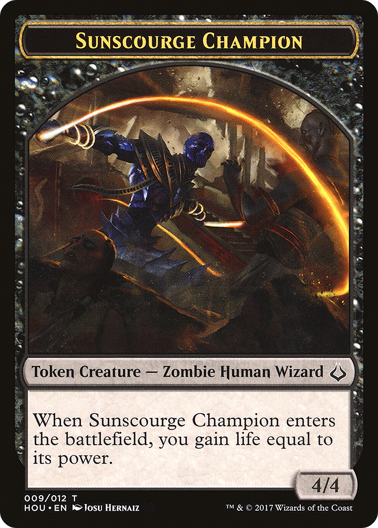 Sunscourge Champion (THOU-009) - Hour of Devastation Tokens