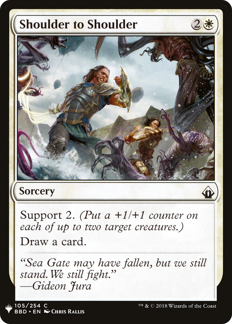 Shoulder to Shoulder (MB1-229) - Mystery Booster