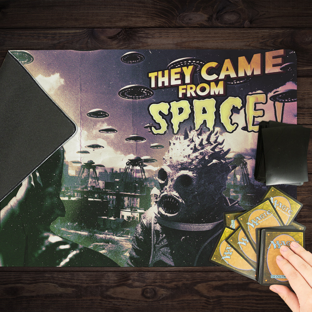 They Came From Space Oversized Playmat - Premium Playmat from Inked Gaming - Just $39.99! Shop now at Game Crave Tournament Store