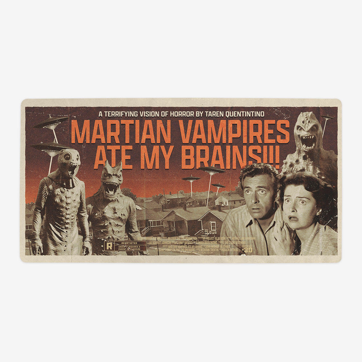 Vampire Martians Ate My Brains Playmat - Premium Playmat from Inked Gaming - Just $34.99! Shop now at Game Crave Tournament Store
