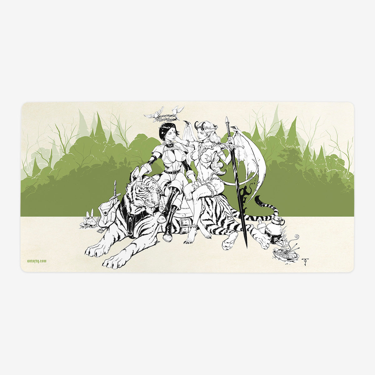 Tiger Pals Playmat - Premium Playmat from Inked Gaming - Just $34.99! Shop now at Game Crave Tournament Store