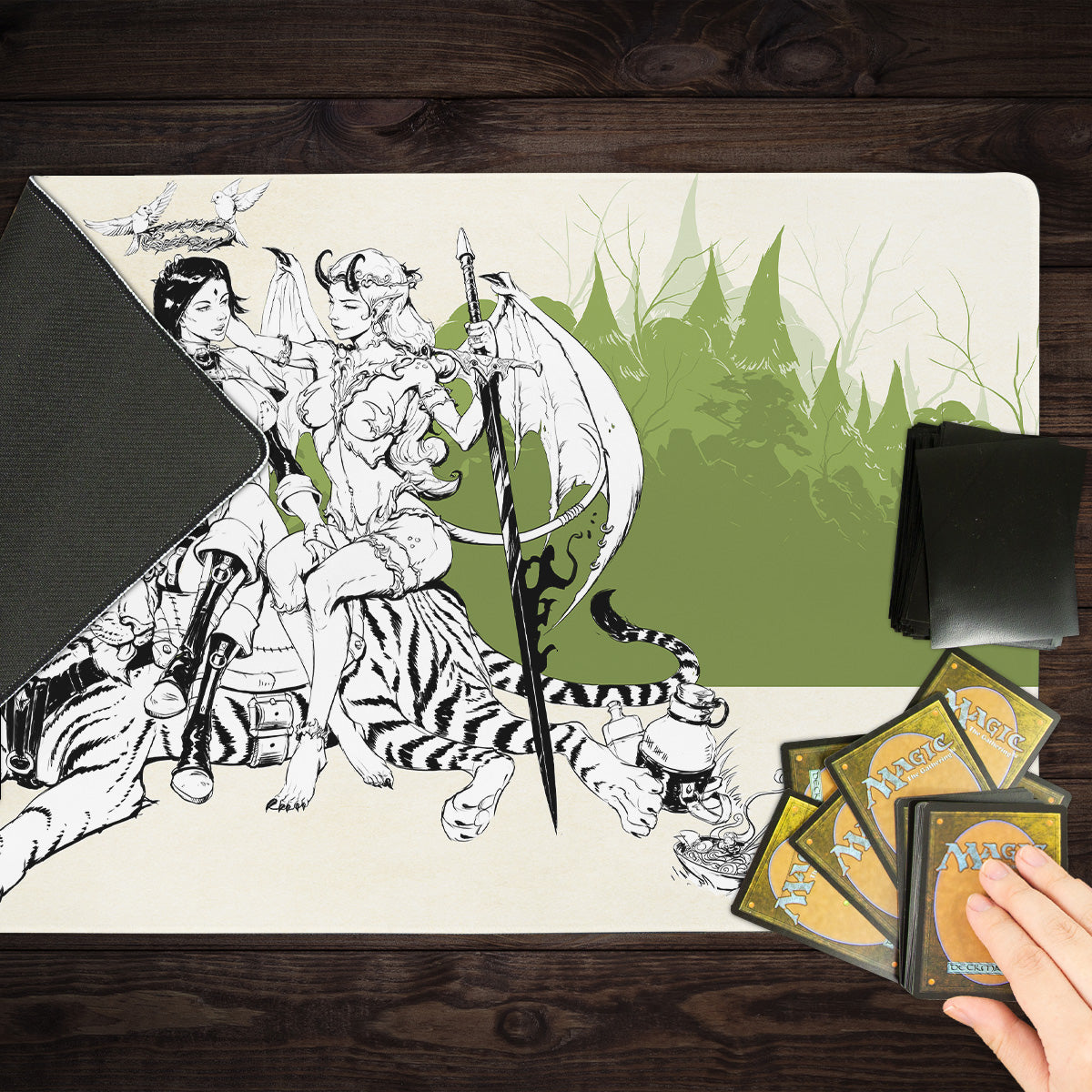 Tiger Pals Playmat - Premium Playmat from Inked Gaming - Just $34.99! Shop now at Game Crave Tournament Store