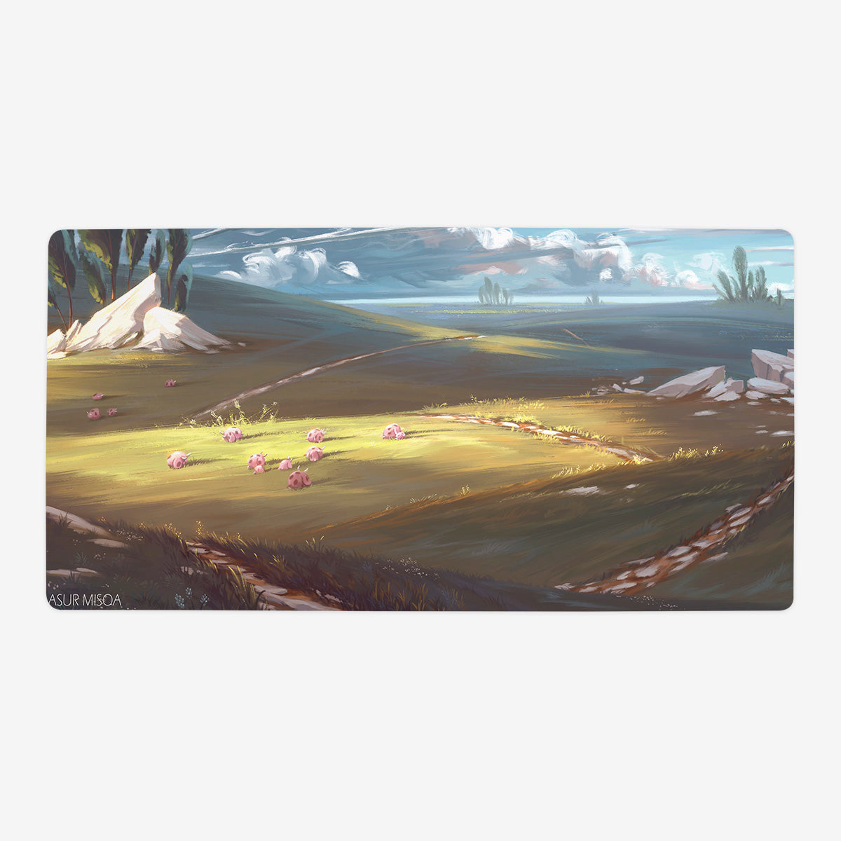 Wandering Plains Playmat - Premium Desk Mat from Inked Gaming - Just $34.99! Shop now at Game Crave Tournament Store