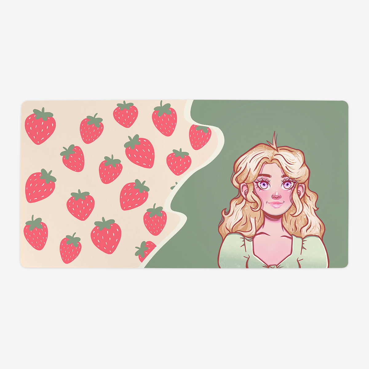 Strawberry Gardens Playmat - Premium Playmat from Inked Gaming - Just $34.99! Shop now at Game Crave Tournament Store