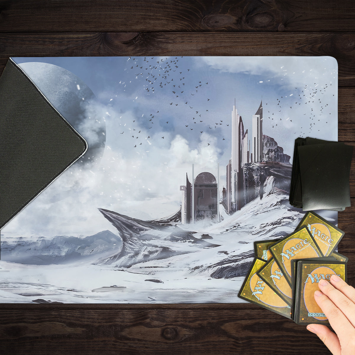 Snow Castle Playmat - Premium Playmat from Inked Gaming - Just $34.99! Shop now at Game Crave Tournament Store