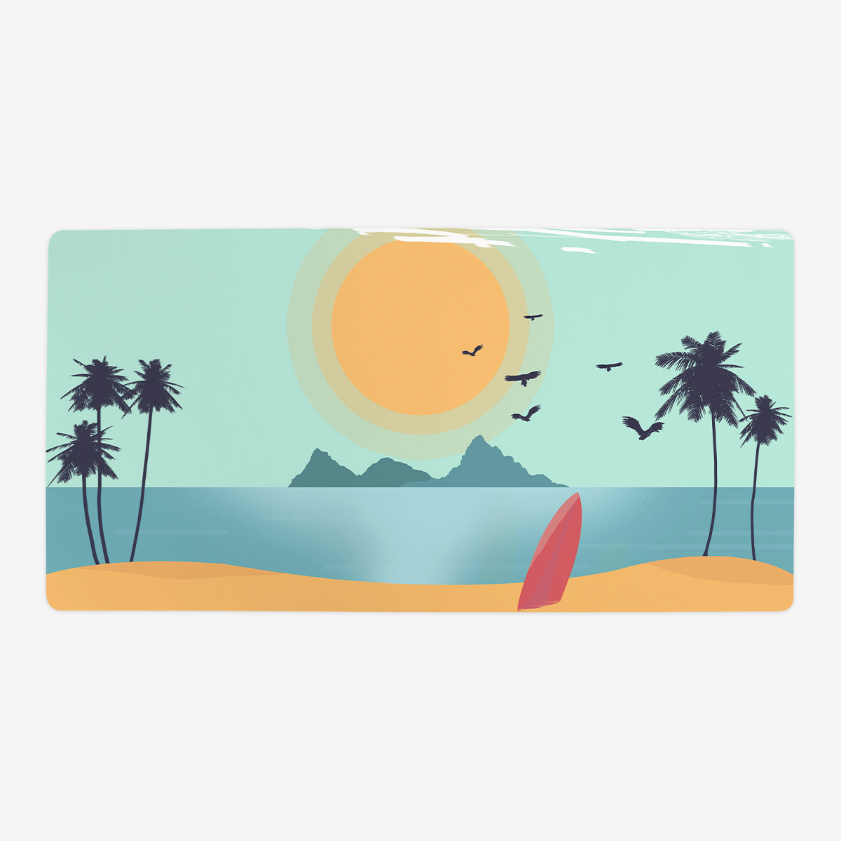 Summer Vibes Playmat - Premium Playmat from Inked Gaming - Just $34.99! Shop now at Game Crave Tournament Store