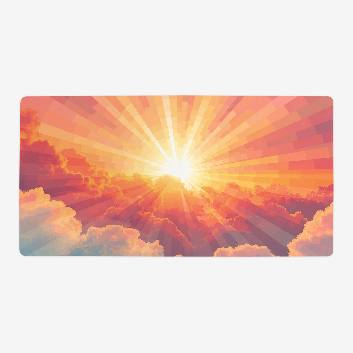 Sunrise Through The Clouds Playmat - Premium Playmat from Inked Gaming - Just $34.99! Shop now at Game Crave Tournament Store