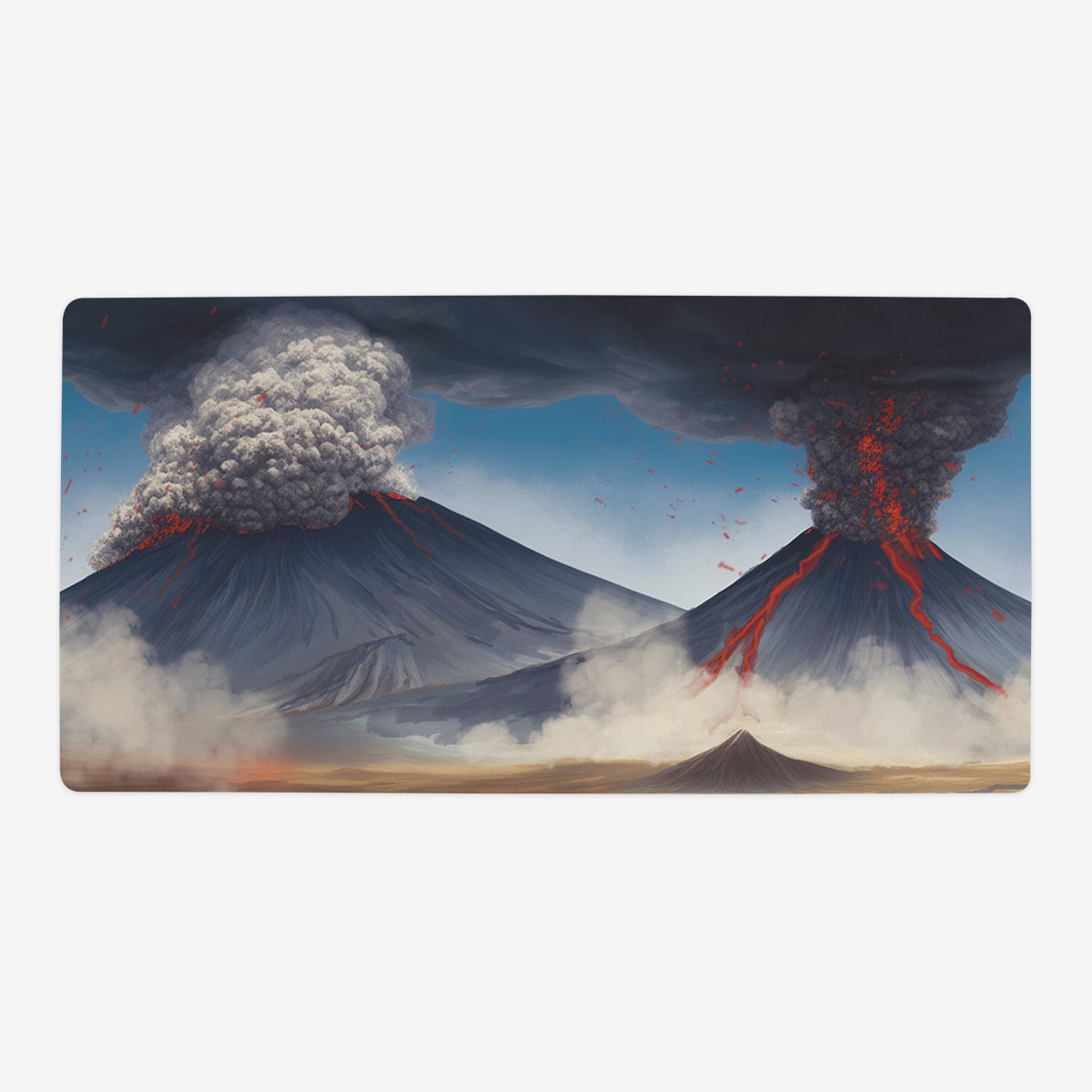 Super Volcano Playmat - Premium Playmat from Inked Gaming - Just $34.99! Shop now at Game Crave Tournament Store