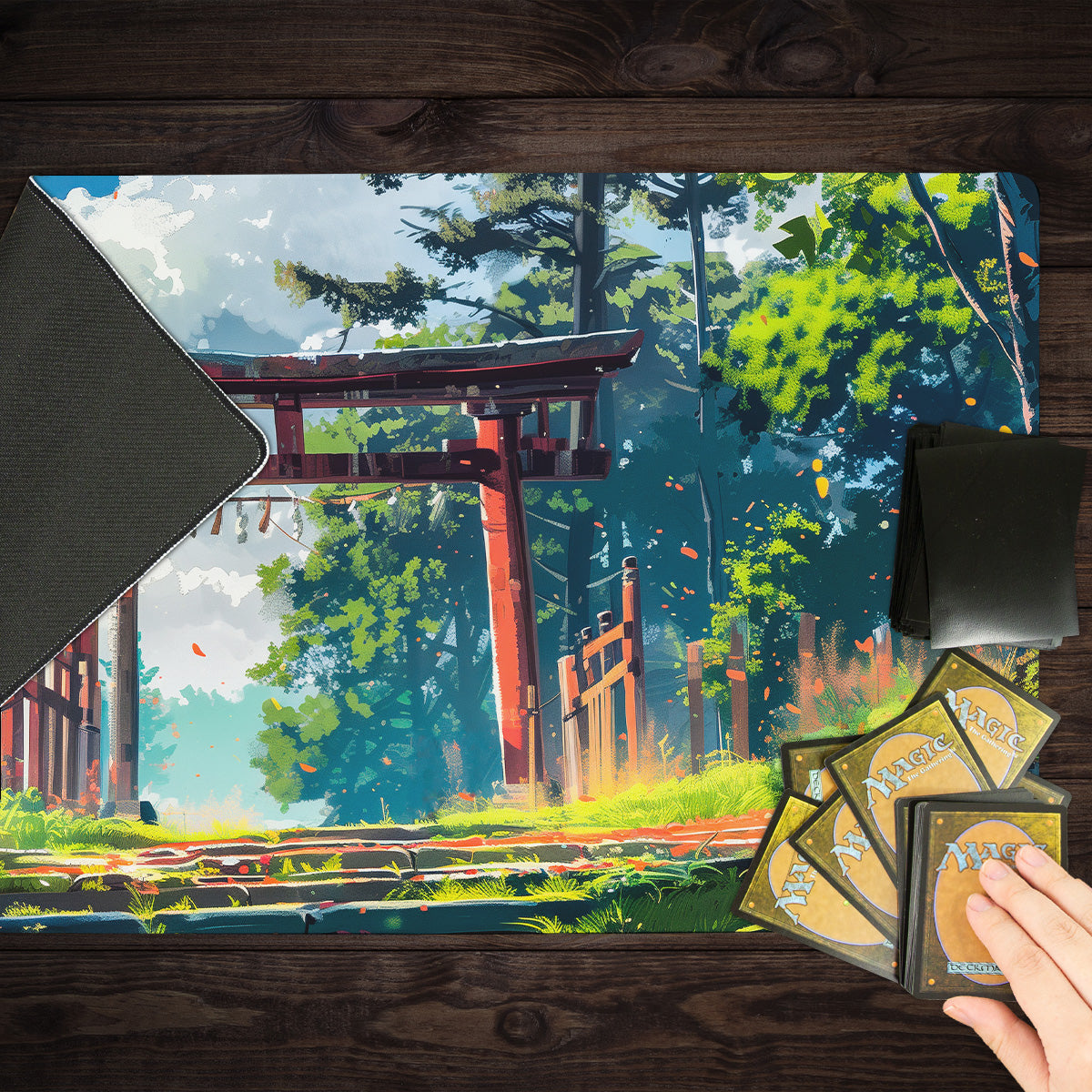 Torii Gate Playmat - Premium Playmat from Inked Gaming - Just $34.99! Shop now at Game Crave Tournament Store
